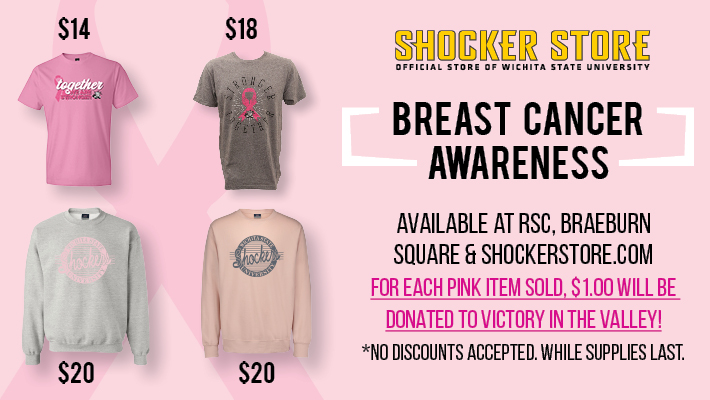 Breast Cancer Awareness pink shirt promo.